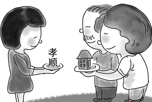 母亲把家产都留给儿子，作为女儿，这种母亲值得孝顺吗？