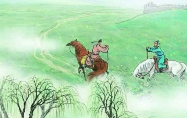 赋得古原草送别中的反义词是什么？