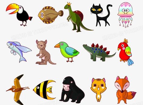 动物的符号是哪些？