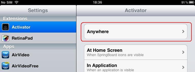 ipad屏幕上的图标突然变大要如何恢复？