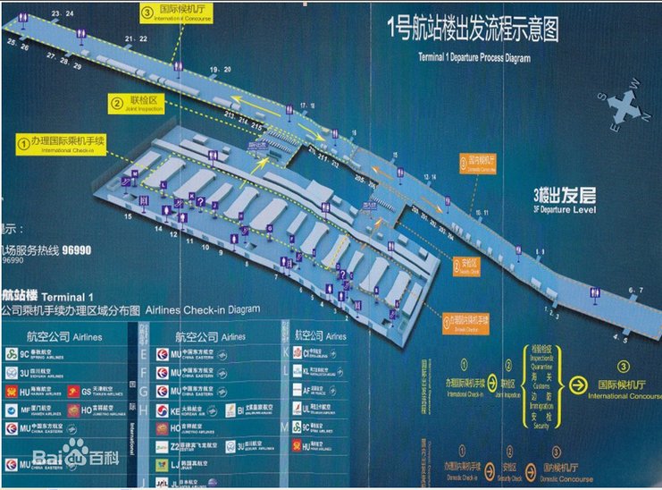 浦东机场t1航站楼分布 浦东机场t1和t2有多远