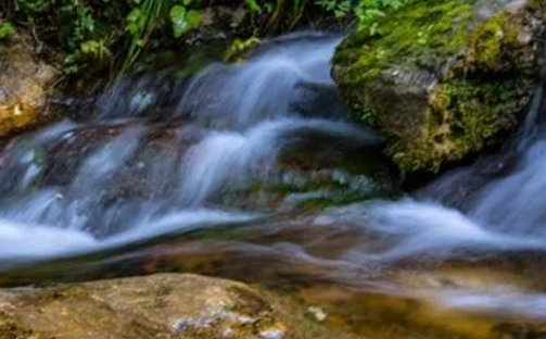 溪水潺潺什么意思