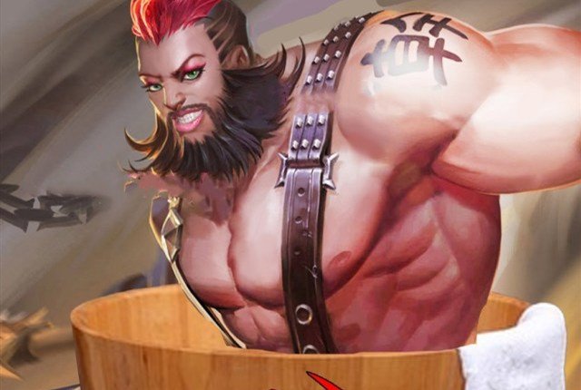 求王者荣耀瑶的白眼的图片，就是那个红脸的那个