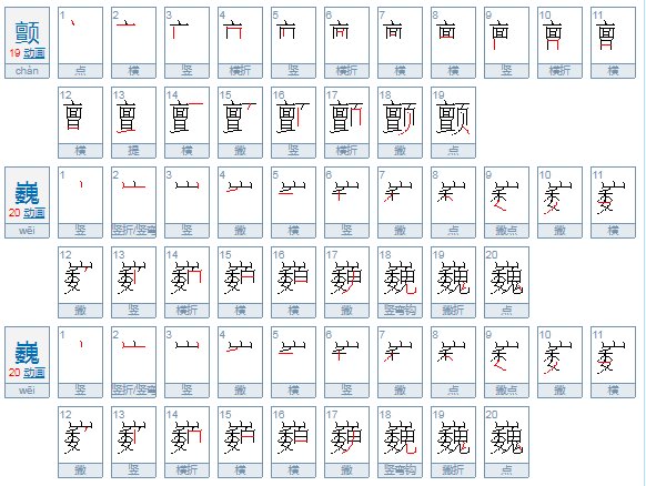 颤巍巍是什么意思?