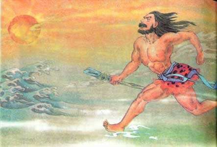 《夸父逐日》选自《__________》