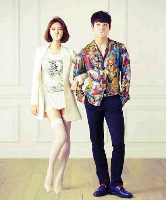 《我们结婚了4》郑珍云和高俊熙的婚纱照（无水印）