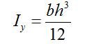 什么是矩形截面的惯性矩？