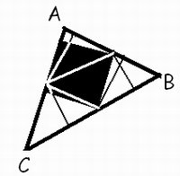 若△ABC是锐角三角形,且BC>CA>AB,在△ABC中画出所有的友好三矩形,指出其中周长最小的矩形