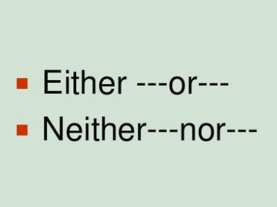 either or用法