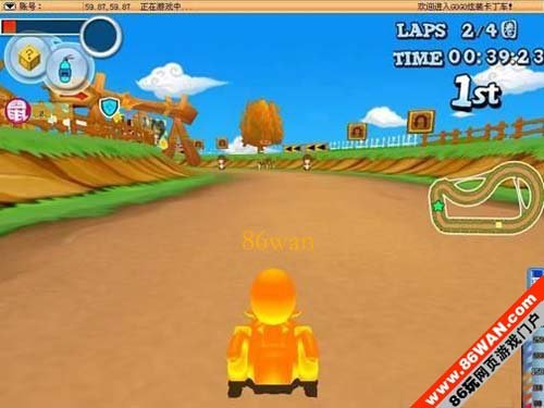 炫装卡丁车的游戏操作