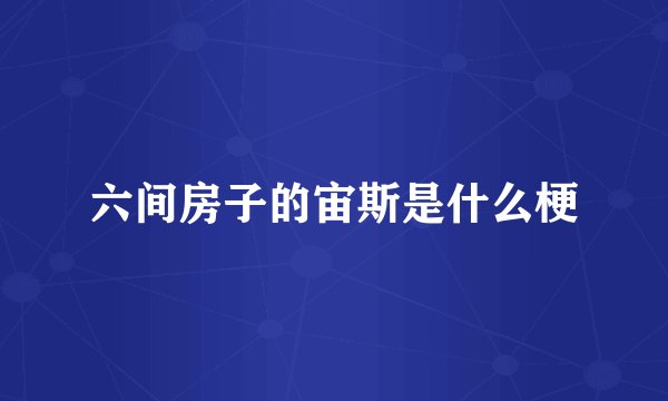 六间房子的宙斯是什么梗