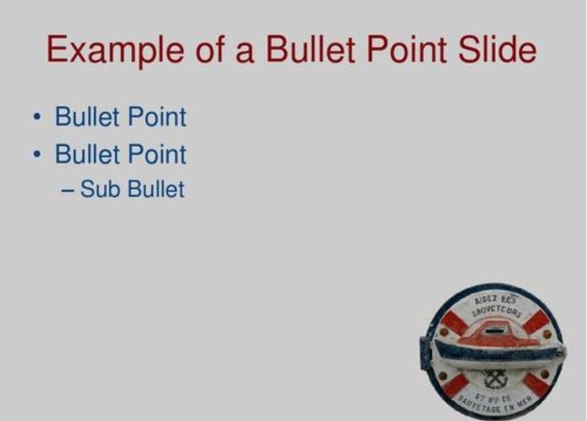 bullet point是什么意思？