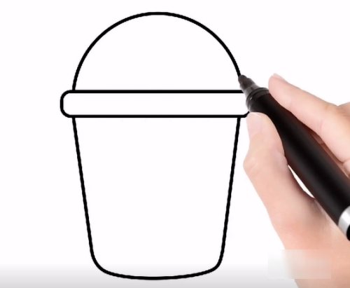 星空奶茶怎么画