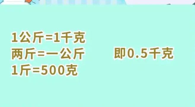 半斤等于多少克呢