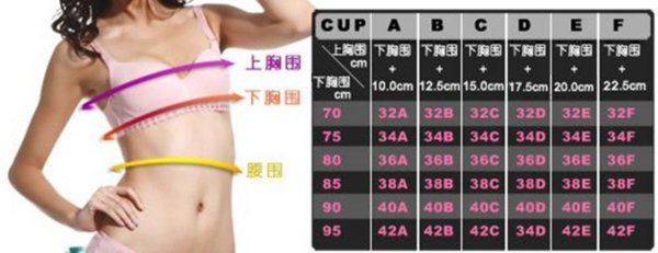 请问70A和75A的文胸有什么不同？是一样大的吗