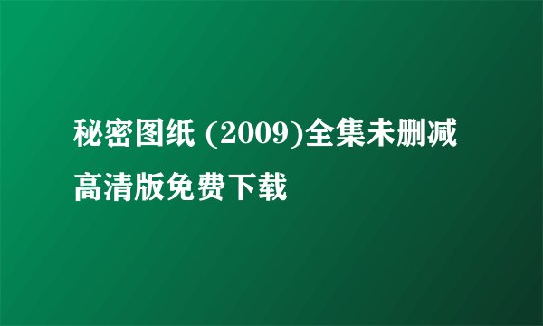 秘密图纸 (2009)全集未删减高清版免费下载