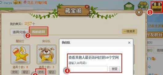 花藤狗仔队道具卡号用法