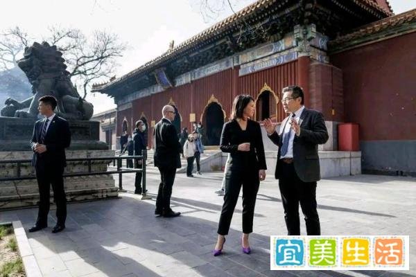 中国文化底蕴深厚，让德国外长贝尔伯克去北京雍和宫她看后怎么了？
