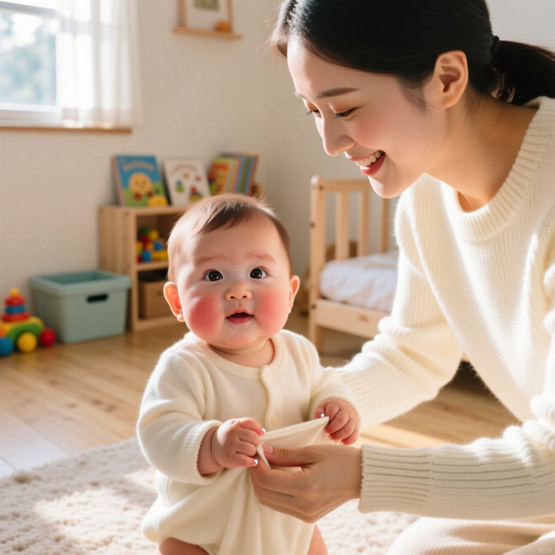 宝宝想要妈妈东西