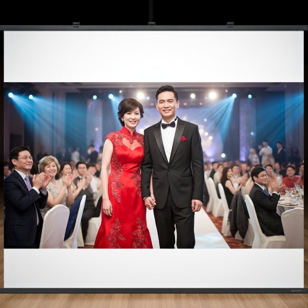 夫妇的联欢晚会