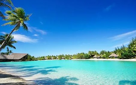 碧海蓝天是什么意思