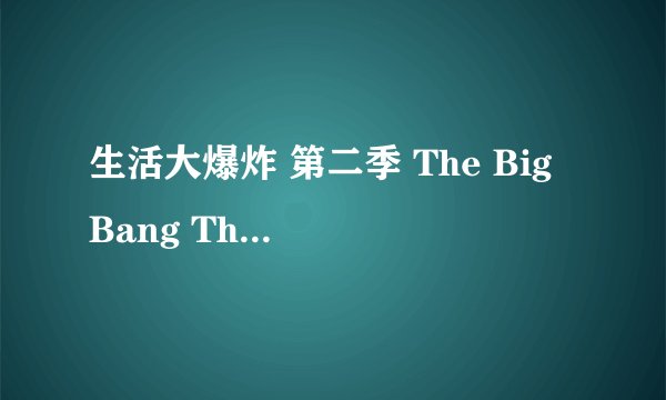 生活大爆炸 第二季 The Big Bang Theory Season 2 (2008)全集未删减高清版免费下载
