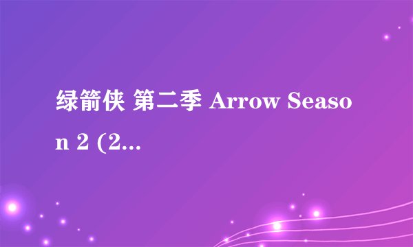绿箭侠 第二季 Arrow Season 2 (2013)全集未删减高清版免费下载