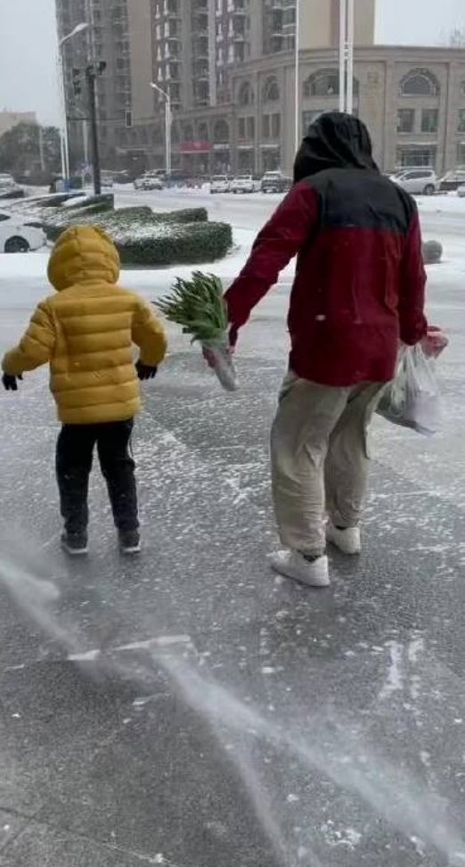 河北父子俩出门买菜，当场被风雪吹“平移”，暴风雪天气出行有何安全隐患？