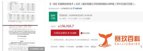 贾跃亭所持乐视网股权拍卖无人出价，已流拍