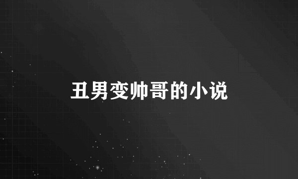 丑男变帅哥的小说