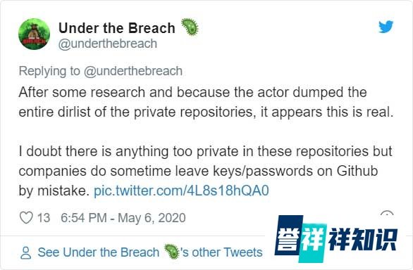 微软 GitHub 账号 500GB 数据被黑客窃取，并称要免费泄露出去！