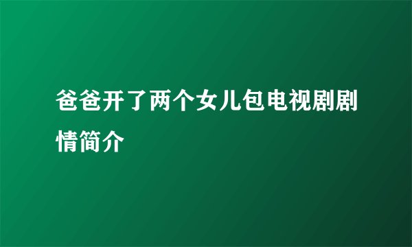 爸爸开了两个女儿包电视剧剧情简介