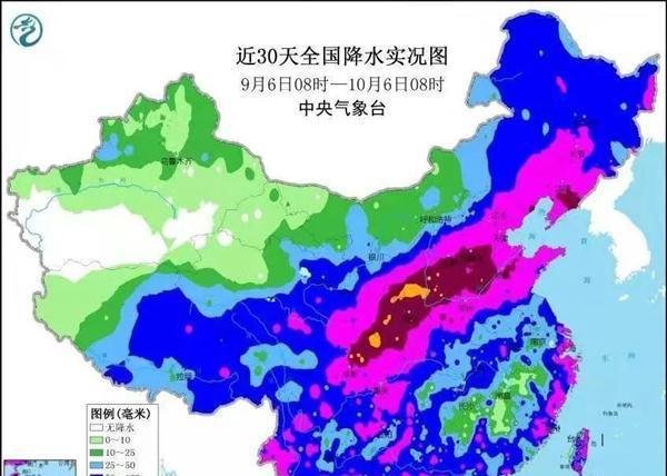 从60万米高空看山西水灾有多严重 这是咋情况？