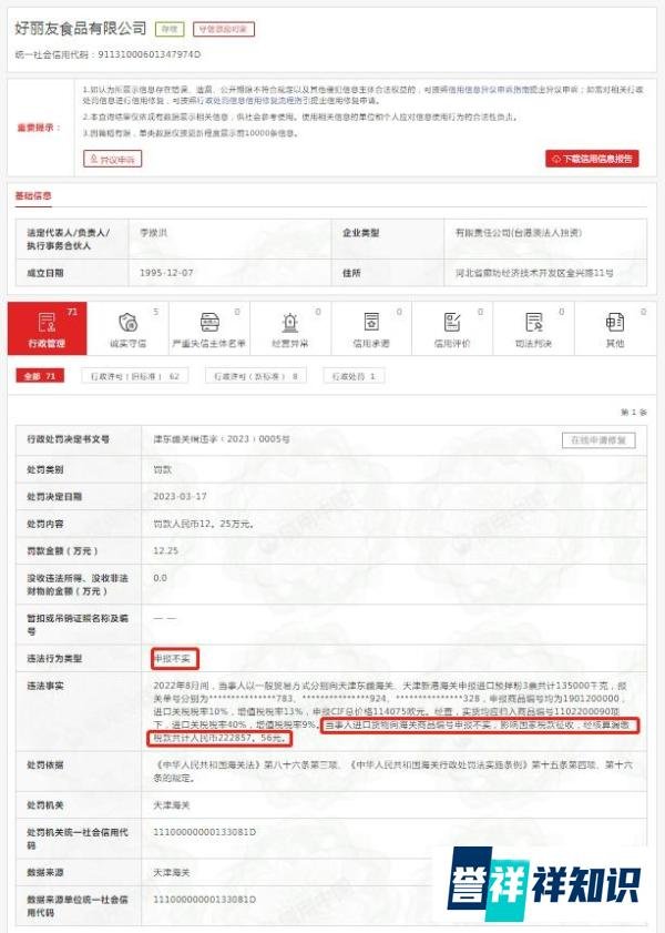 影响国家税款征收！好丽友漏税22万被罚12万