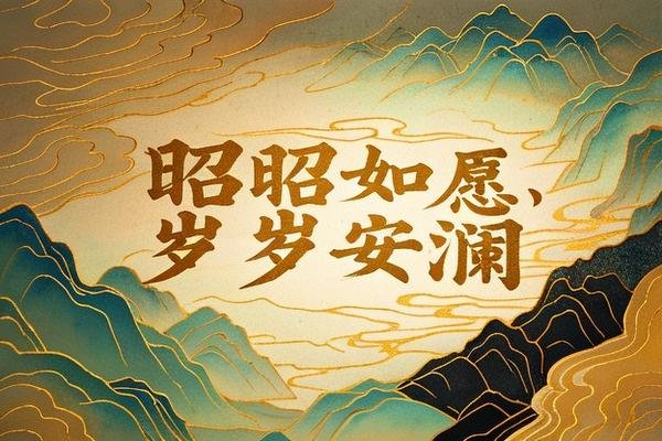 昭昭如愿,岁岁安澜出自哪里