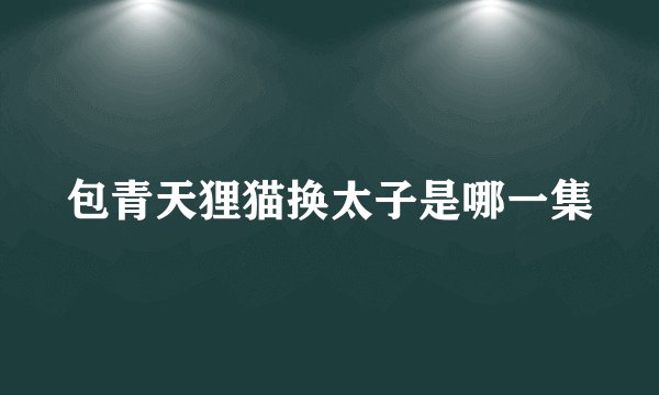 包青天狸猫换太子是哪一集