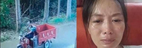 男子帮邻居报丧车祸去世，女儿落泪悬赏10万追凶，车祸前监控曝光