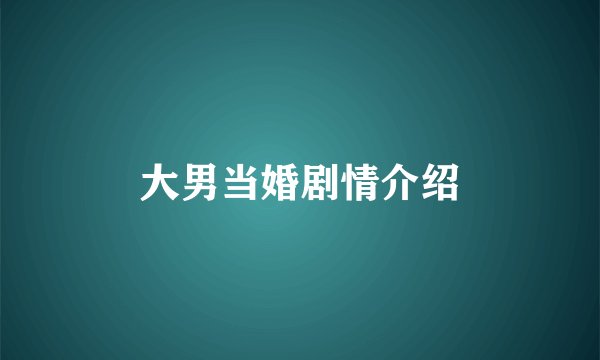 大男当婚剧情介绍