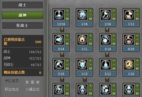 龙之谷狂战士加点