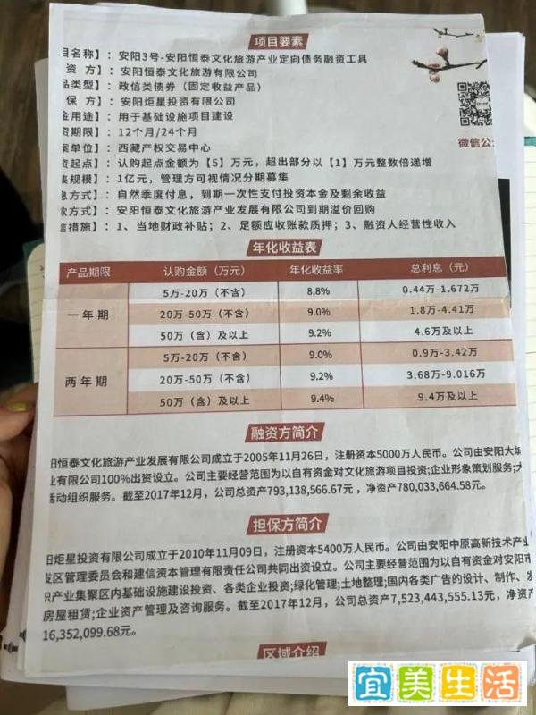 猎人说|又一定融产品涉嫌非法集资!