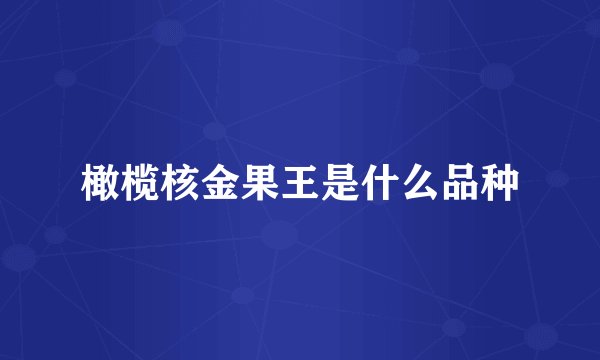 橄榄核金果王是什么品种