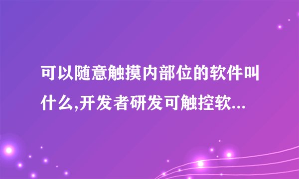可以随意触摸内部位的软件叫什么,开发者研发可触控软件 40字