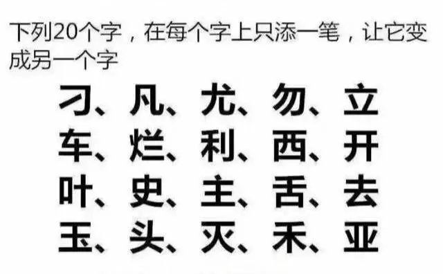 加一点的字有哪些？