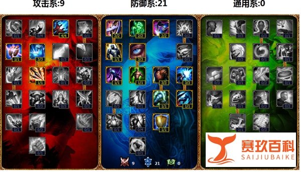s3所有英雄天赋加点
