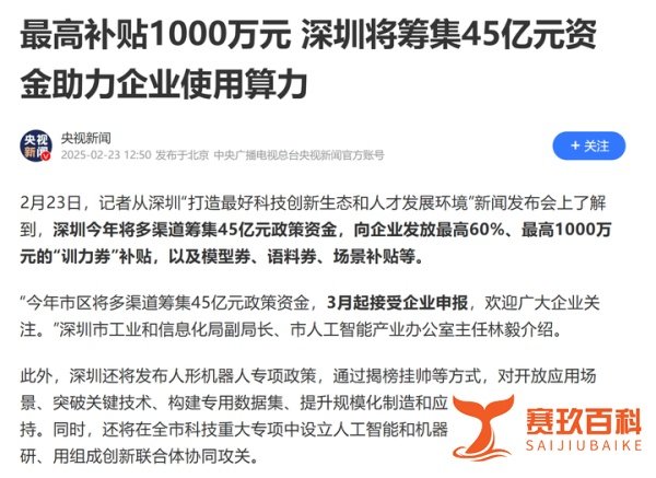 深圳的45亿补贴，真正的赢家可能不是AI企业，而是“AI版黄牛党”