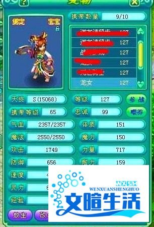 神武游戏化生寺怎么加点的？