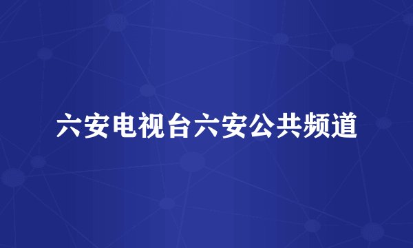 六安电视台六安公共频道