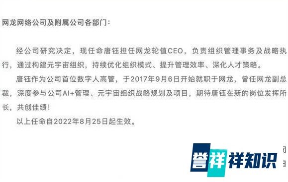 网龙任命国内首位虚拟人CEO