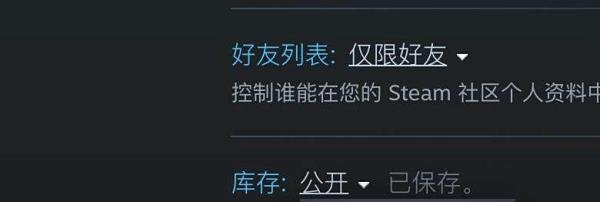 steam库存为私密状态
