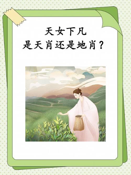天女下凡是天肖还是地肖？